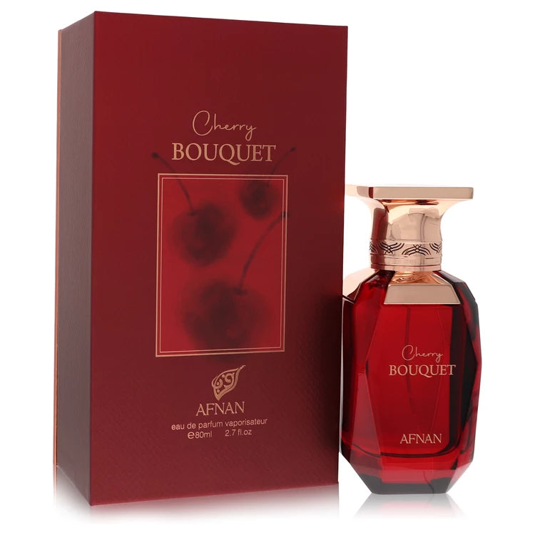 Afnan Cherry Bouquet Eau De Parfum Spray By Afnan 2.7 oz Eau De Parfum Spray
