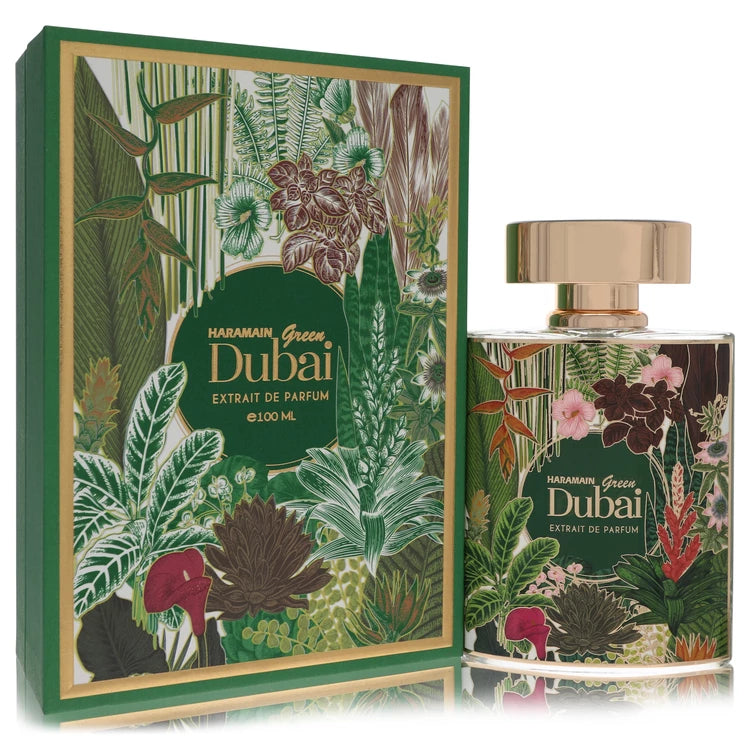 Al Haramain Green Dubai Extrait De Parfum Spray (Unisex) By Al Haramain 3.3 oz Extrait De Parfum Spray