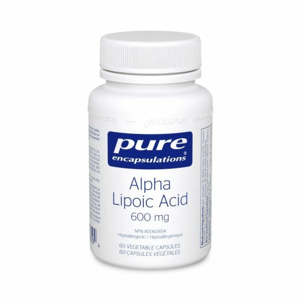 PURE Alpha Lipoic Acid 600 mg 60 caps