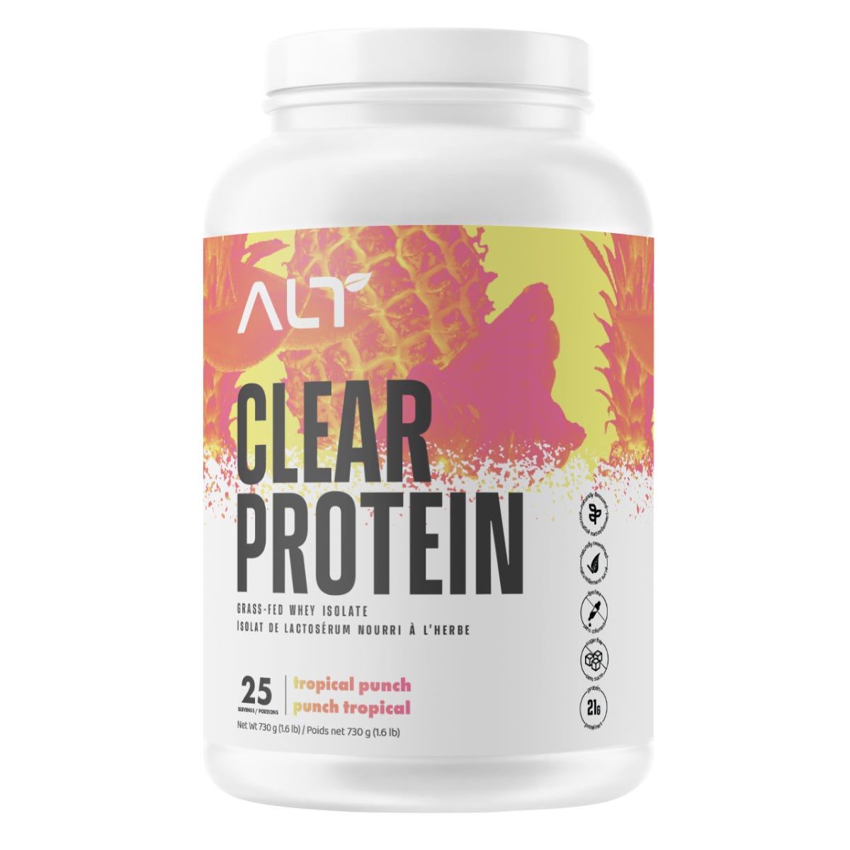 ALT ALT Clear Whey Isolate Tropical Punch 25 Servings