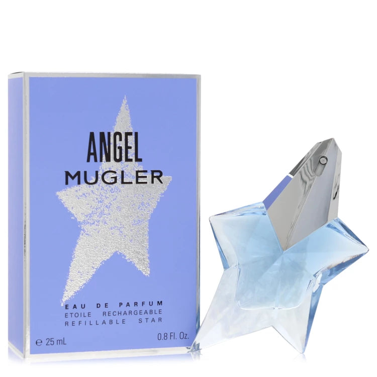 Angel Eau De Parfum Spray Refillable By Thierry Mugler 0.8 oz Eau De Parfum Spray Refillable