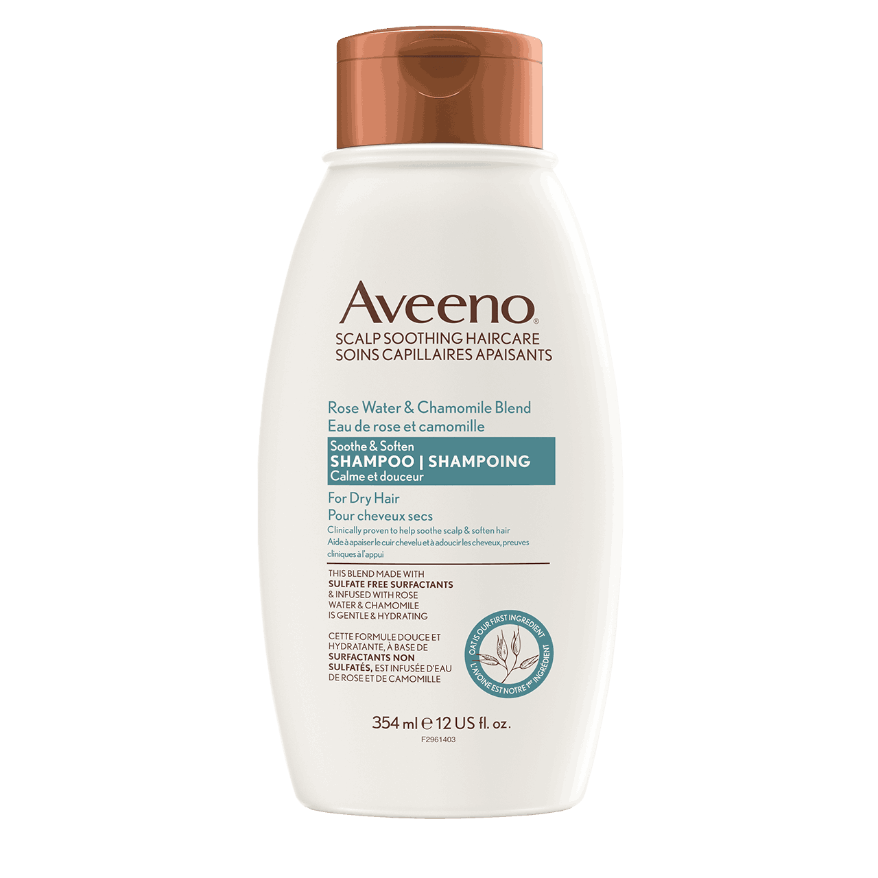 AVEENO ROSEWATER CHAMOMILE SHP 354ML