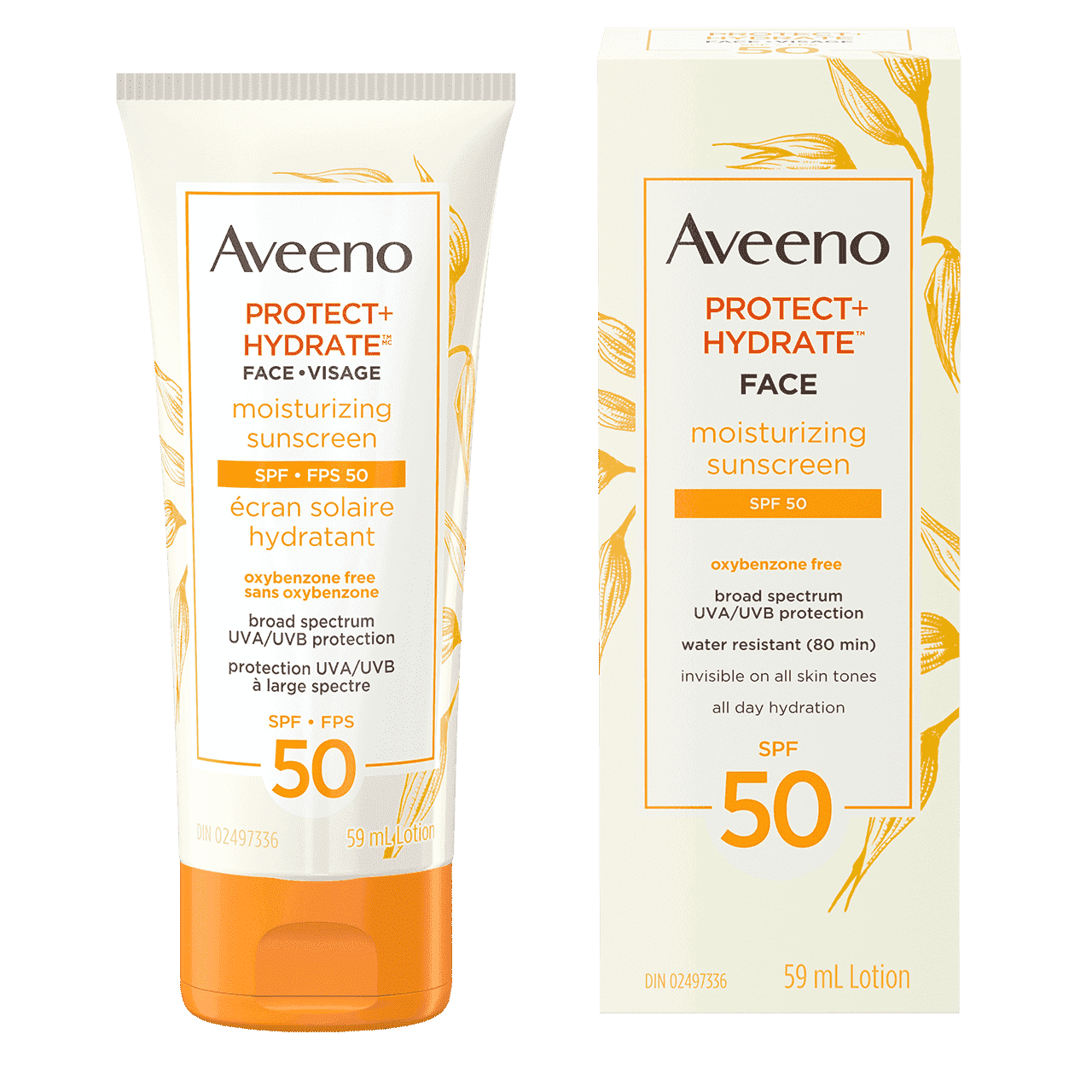 AVEENO FACE PROTECT & HYDRATE SPF50 59ML