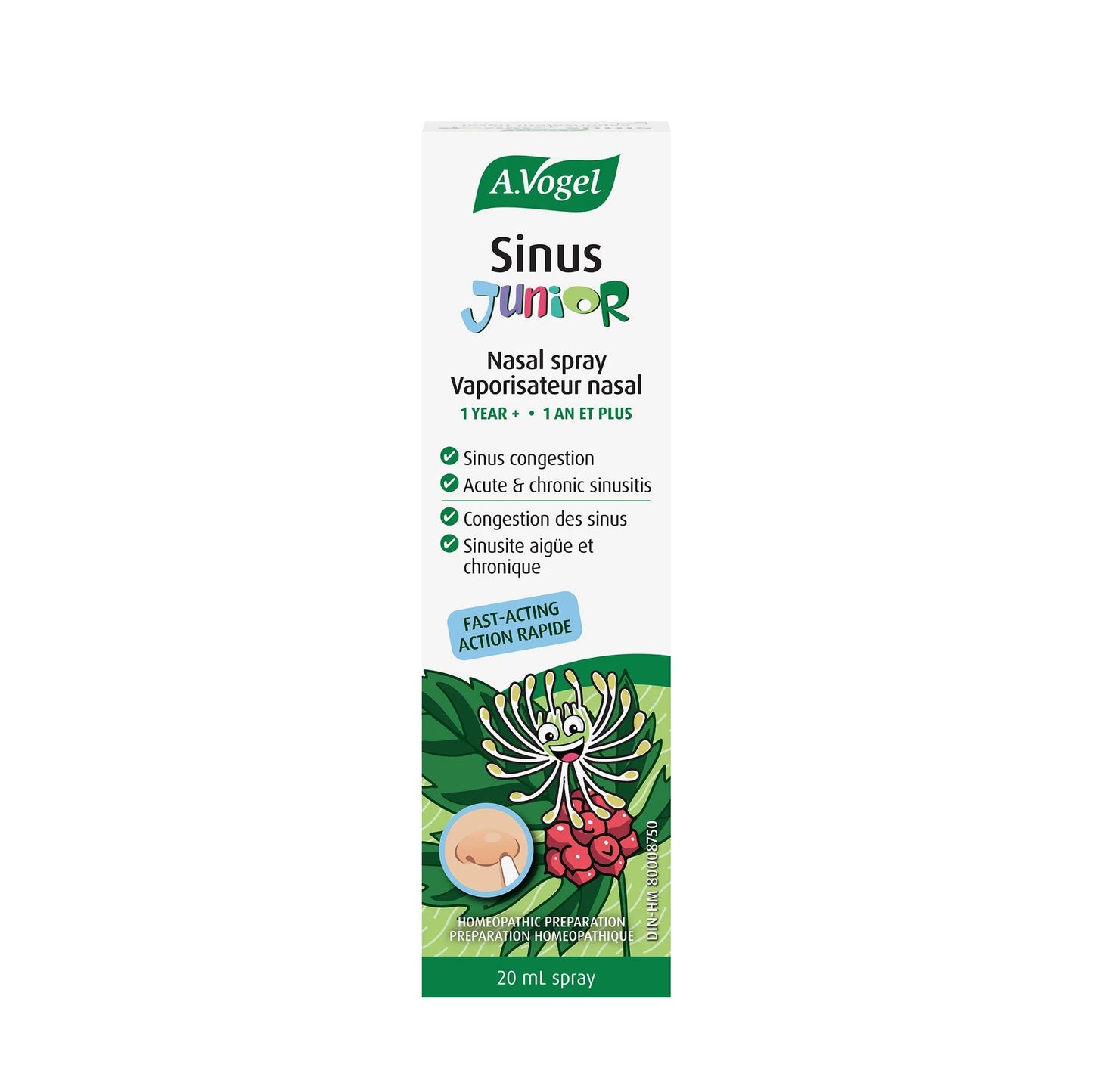 A.VOGEL  SINUS  JUNIOR  NASAL  SPRAY  20ml