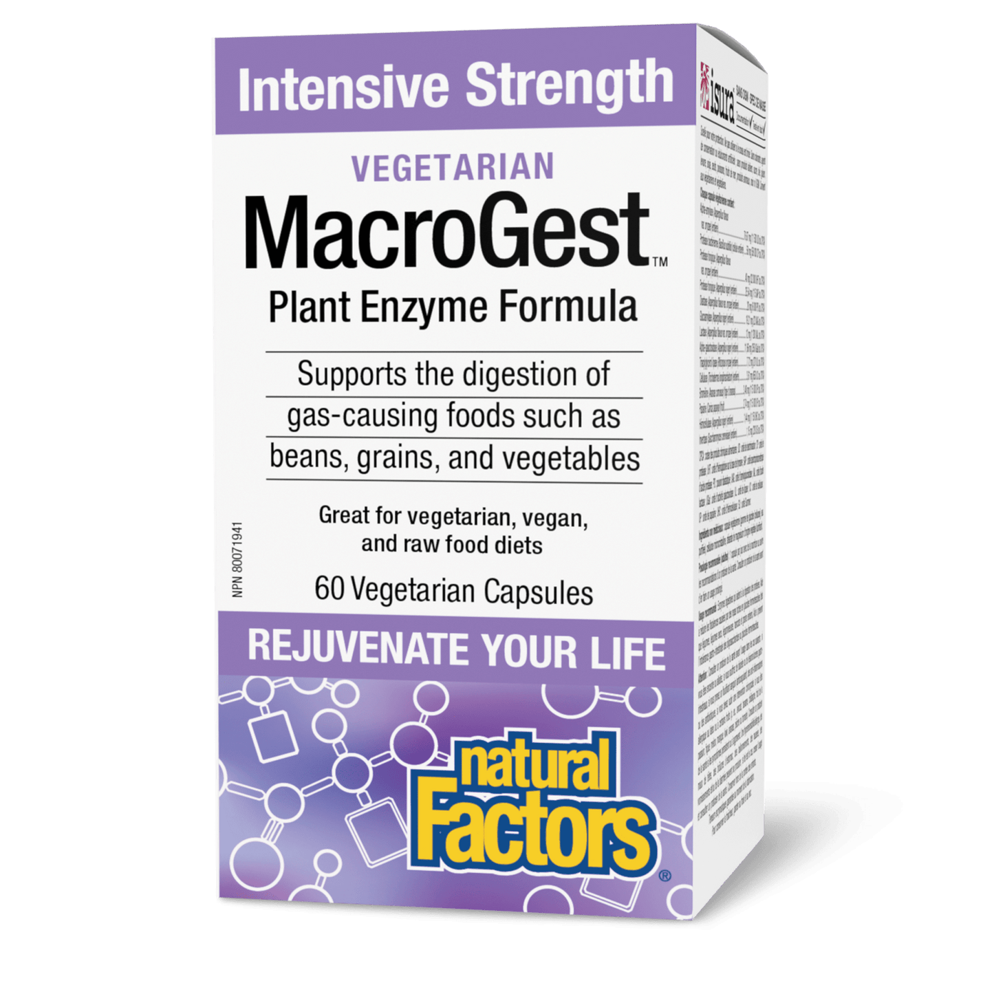 Natural Factors   MacroGest Vegetarian Intensive Strength   60vcaps