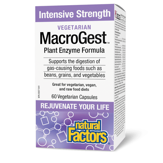 Natural Factors   MacroGest Vegetarian Intensive Strength   60vcaps