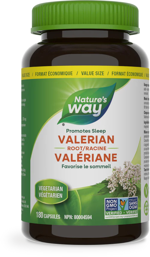 Nature's Way - Valerian Root - 180 veg Caps