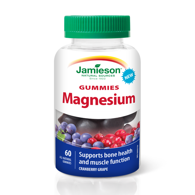 Jamieson JMS Magnesium Gummies Cran Grape 60Gummies