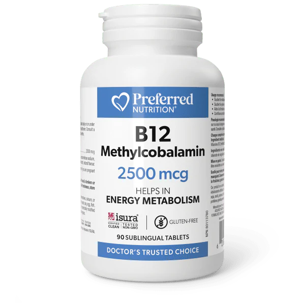 WomenSense NEW! Vitamin B12 Methylcobalamin 2500 mcg 90 sub tabs