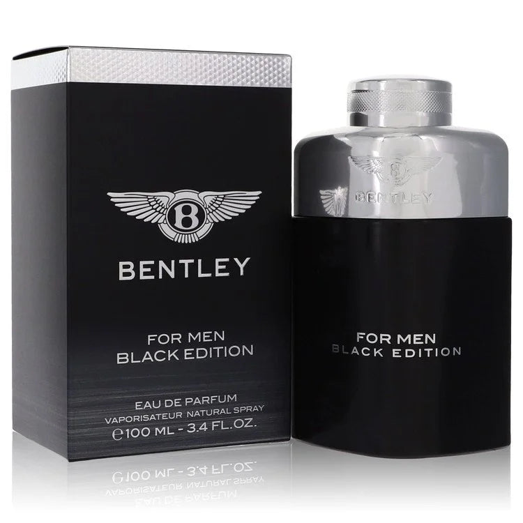 Bentley Black Edition Eau De Parfum Spray By Bentley 3.4 oz Eau De Parfum Spray