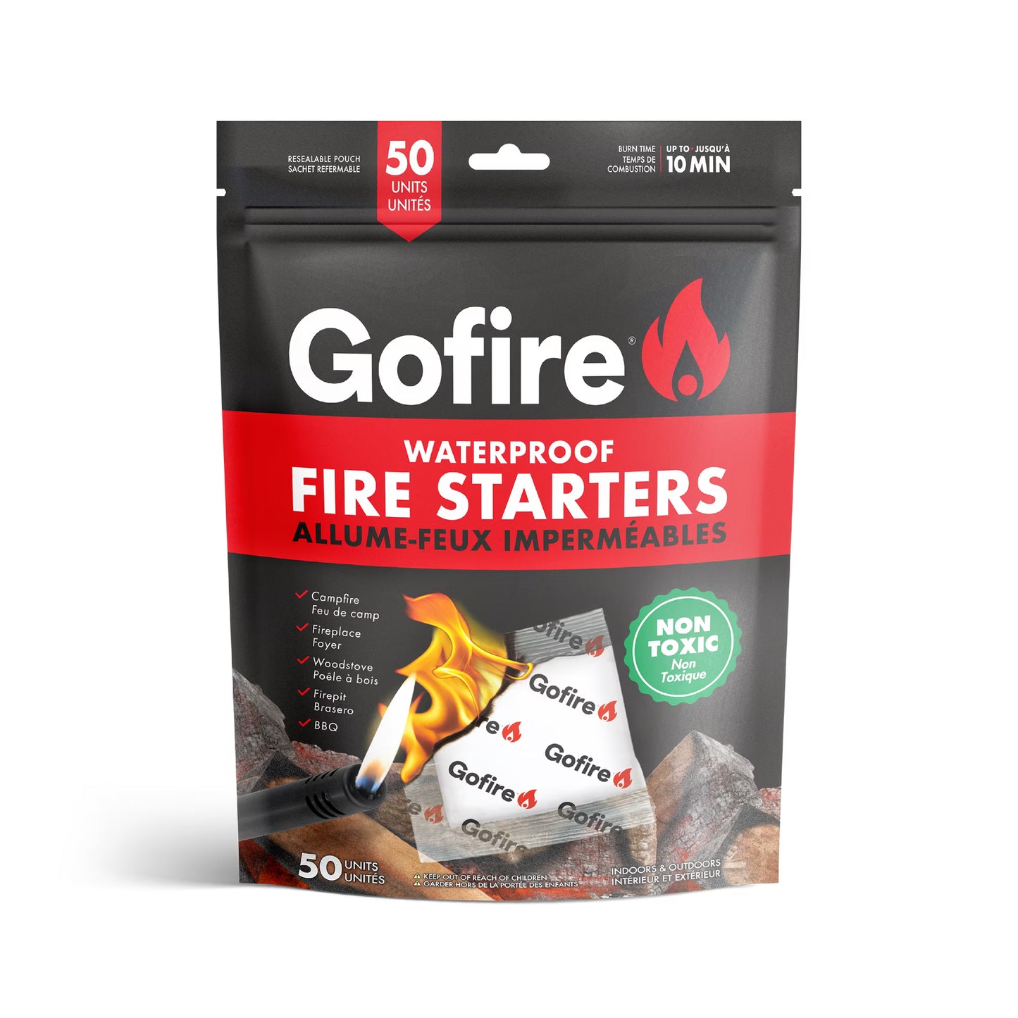 GOFIRE FIRE STARTER 50 pack of 16