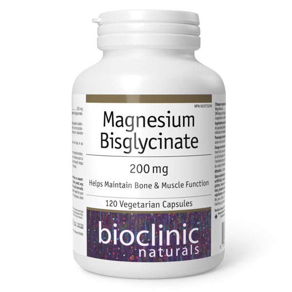 BioClinic Magnesium Bisglycinate 200 mg 120 V-caps