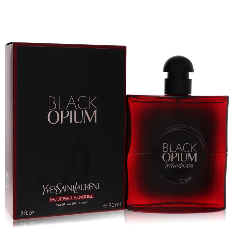 Black Opium Over Red Eau De Parfum Spray By Yves Saint Laurent 3 oz Eau De Parfum Spray