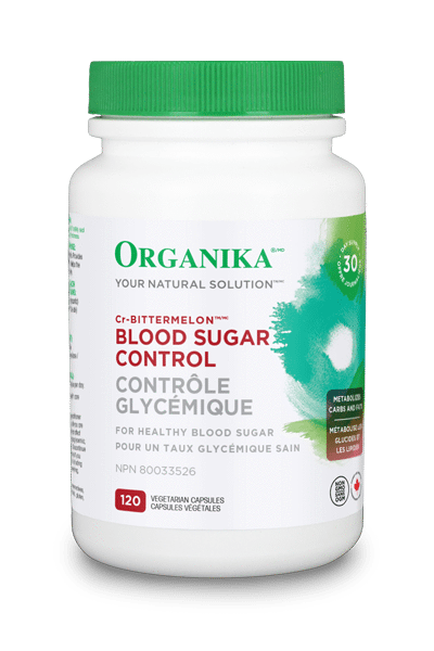 Organika   BLOOD SUGAR CONTROL 500MG 120VCAP