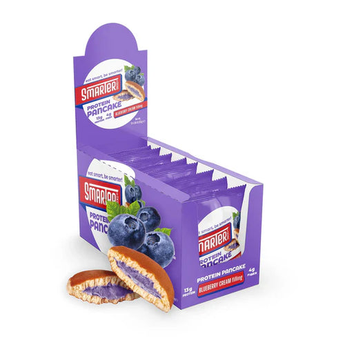 SMARTER SNACKS PROTEIN PANCAKE 55g - 12/box BLUEBERRY CREAM