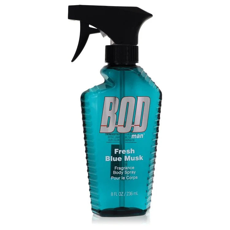 Bod Man Fresh Blue Musk Body Spray By Parfums De Coeur 8 oz Body Spray