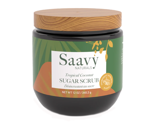 SAAVY NATURALS Tropical Coconut Sugar Scrub 340g
