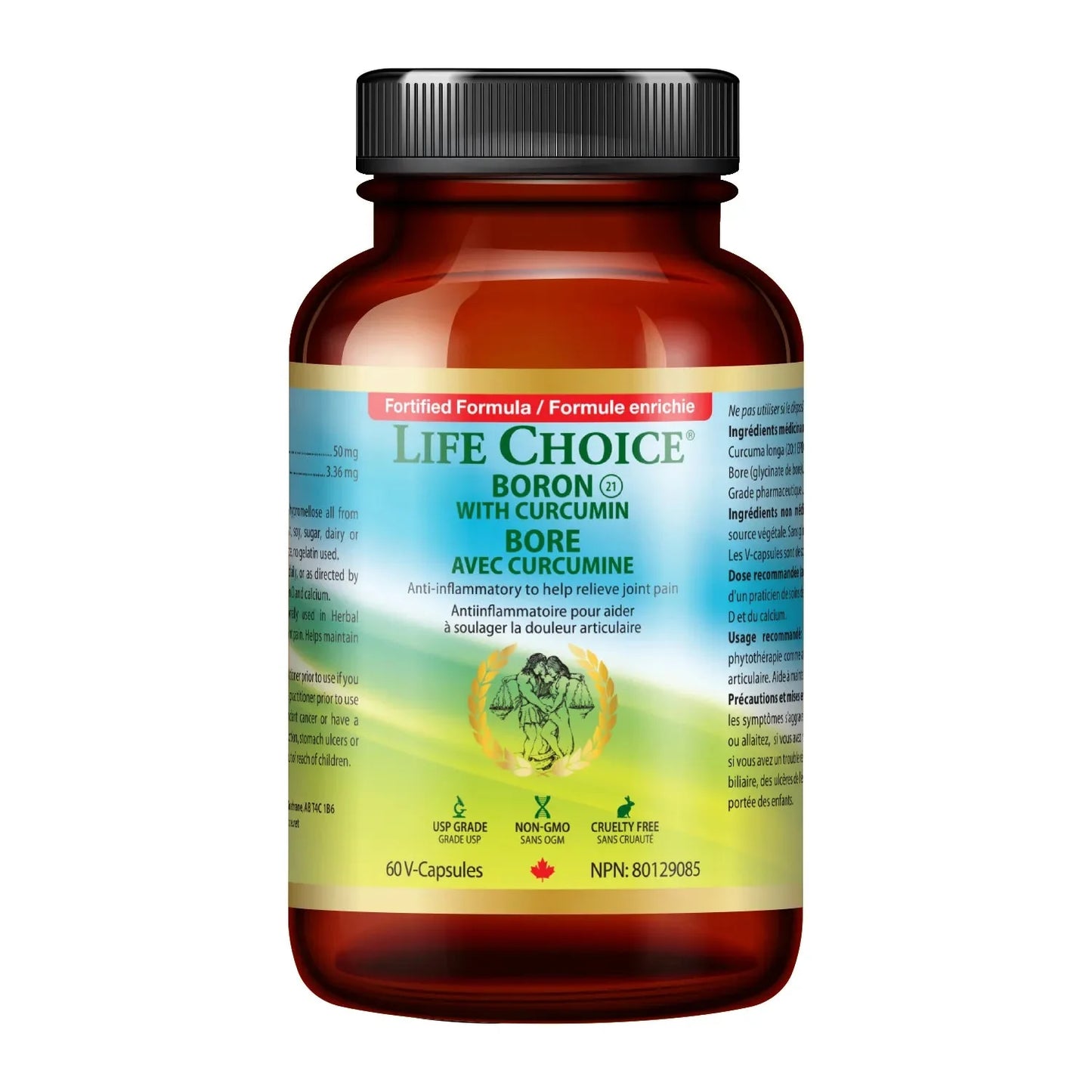 LIFE CHOICE Boron w/Curcumin, 60vcaps