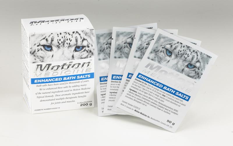 MOTION MEDICINE Enhanced Bath Salts (4pk) 50g