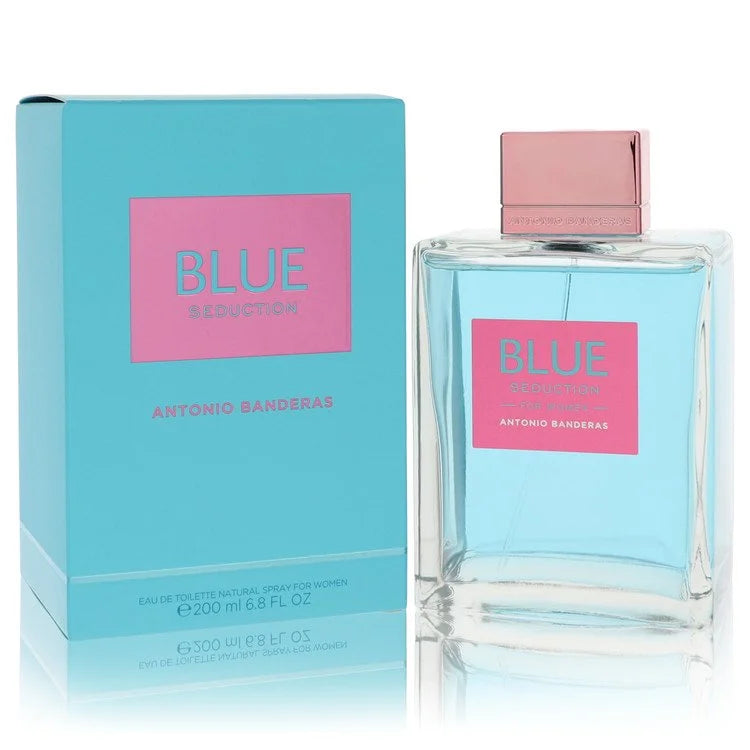 Blue Seduction Eau De Toiette Spray By Antonio Banderas 6.75 oz Eau De Toiette Spray