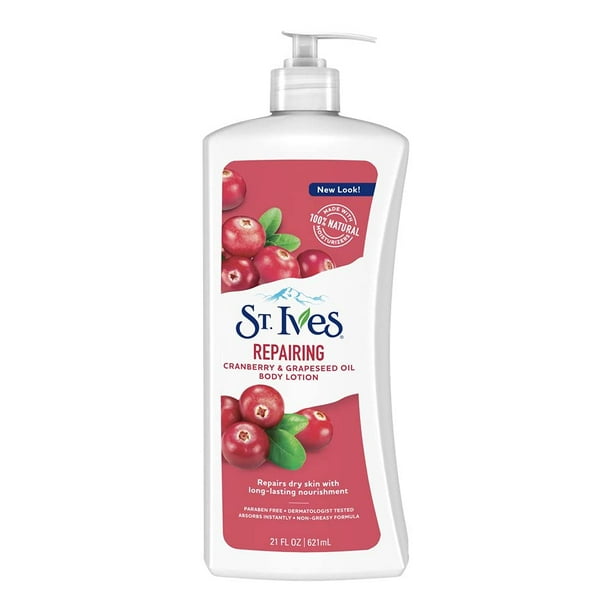 ST-IVES LOT CRANBERRY REPAIRING 600ML LOTION