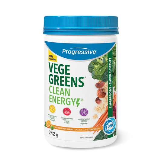 Progressive VegeGreens Clean Energy   242g Tangy Orange
