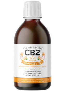 Cannanda CB2® Hemp Seed Oil (Orange Creamsicle flavour)_240 mL