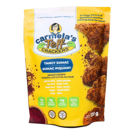 Carmela's Crackers_Carmela's Teff Crackers - Sumac_120g