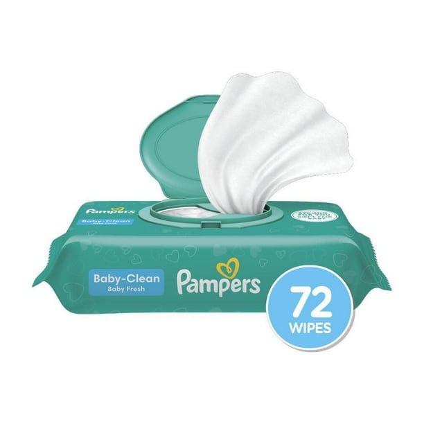 PAMPERS COMPLETE CLEAN BABY WIPES SCENTED 72
