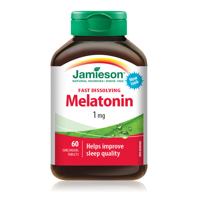 Jamieson JMS Melatonin 1mg Sublingual - 60 tabs 60Mint