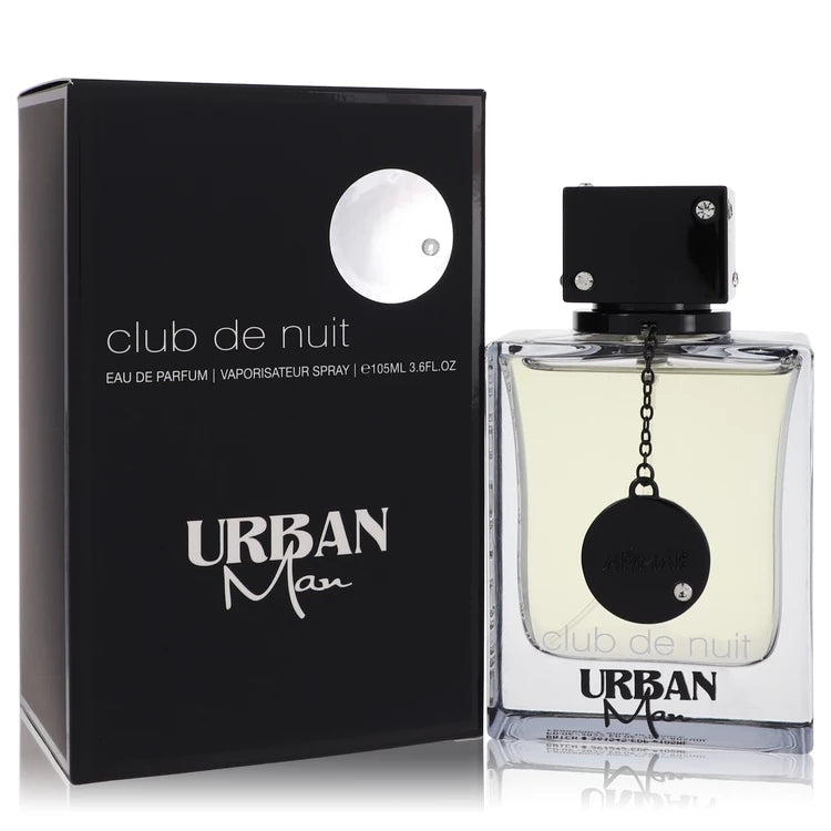 Club De Nuit Urban Man Eau De Parfum Spray By Armaf 3.4 oz Eau De Parfum Spray