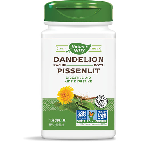 Nature's Way - Dandelion Root - 100 Veg Caps