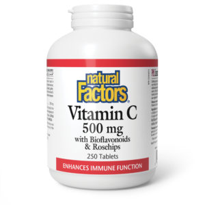 Natural Factors   Vitamin C 500 mg Plus Bioflavonoids & Rosehips   250 tabstabs