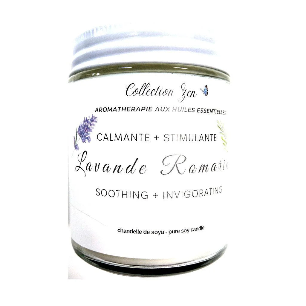 Senzy, soya candles Lavender and Rosemary 9oz