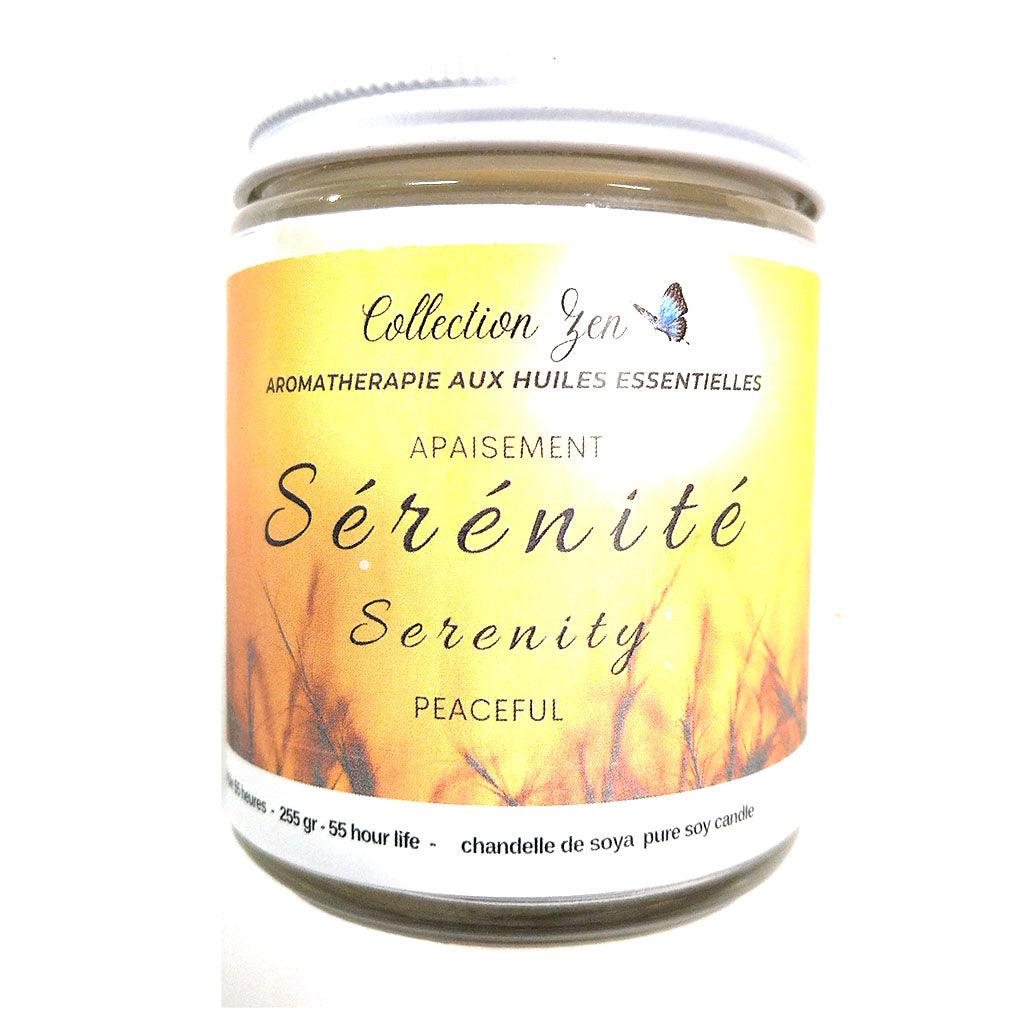 Senzy, soya candles Serenity (Ylang Ylang, Lavender and Rose) 9oz