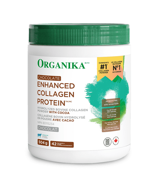 Organika   ENHANCED COLLAGEN CHOCOLATE 504G