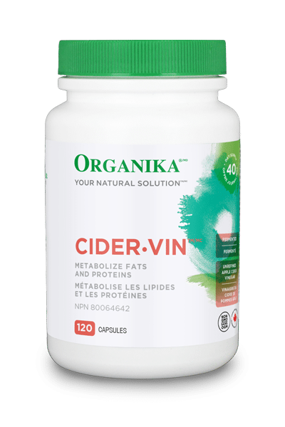 Organika CIDER VIN UNREFINED 530MG 120CAP