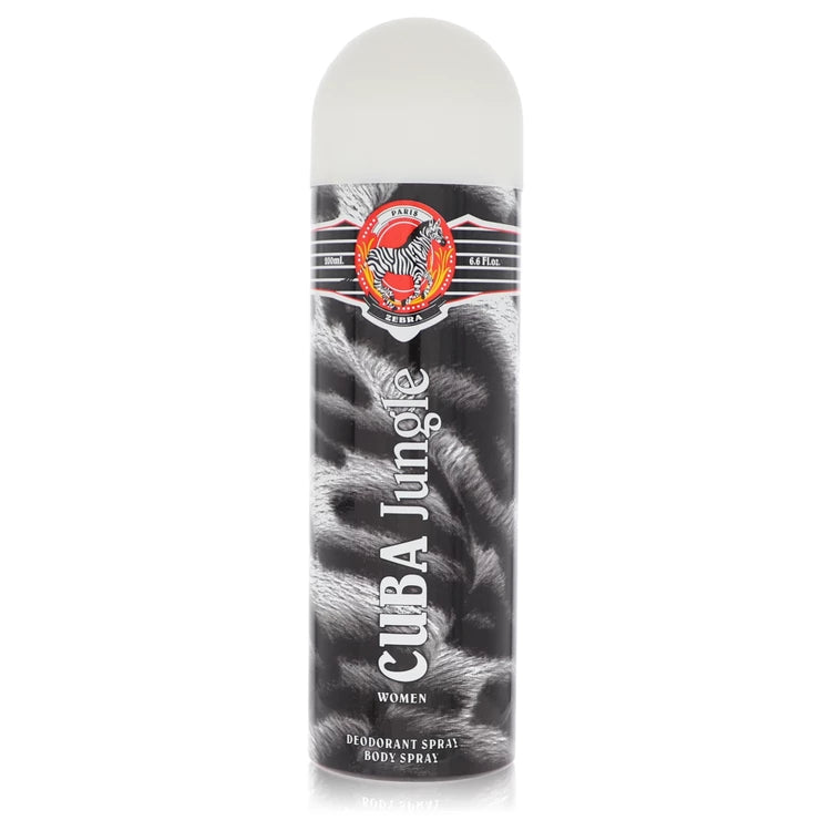 Cuba Jungle Zebra Deodorant Spray By Fragluxe 2.5 oz Deodorant Spray