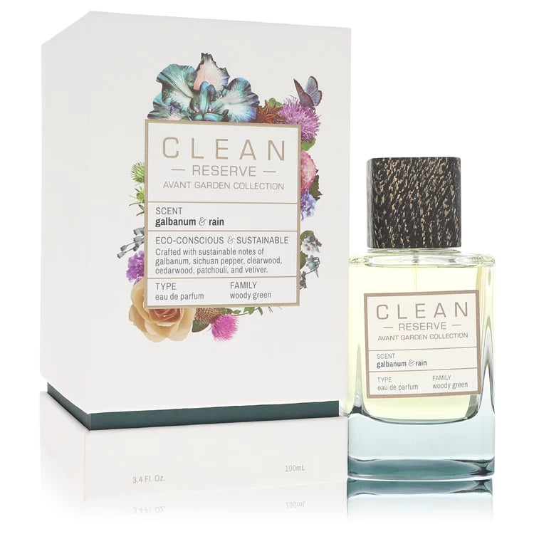 Clean Reserve Galbanum & Rain Eau De Parfum Spray (Unisex) By Clean 3.4 oz Eau De Parfum Spray