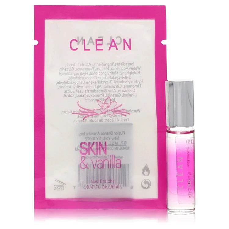 Clean Skin And Vanilla Mini Eau Frachie By Clean 0.17 oz Mini Eau Frachie