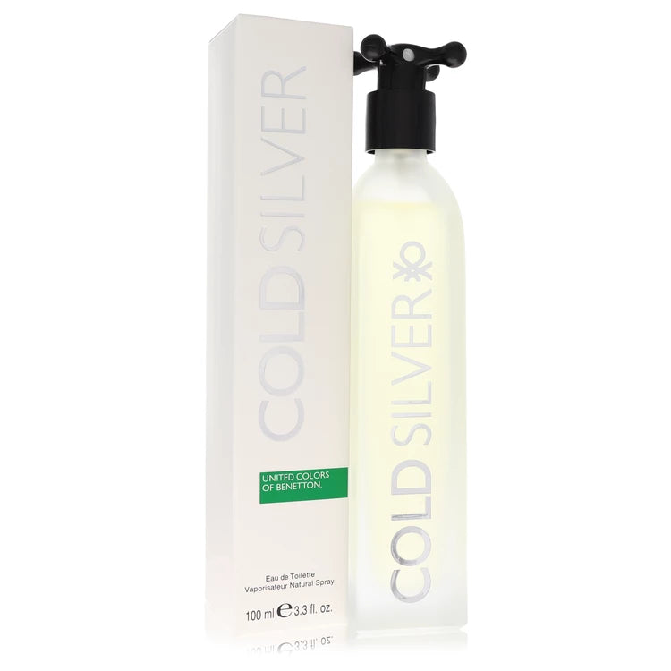 Benetton Men Cold Silver 100 ml Eau De Toilette Spray