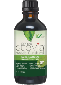 CraveSteviaTablets Tablet Bottle ORGANIC 200ct