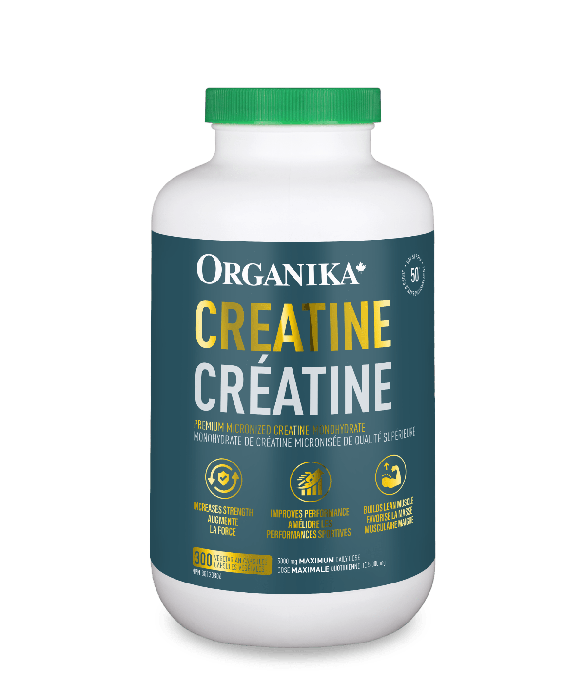 Organika   CREATINE CAPSULES 300 CAPS