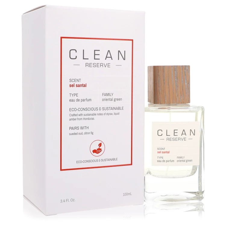 Clean Reserve Sel Santal Eau De Parfum Spray By Clean 3.4 oz Eau De Parfum Spray