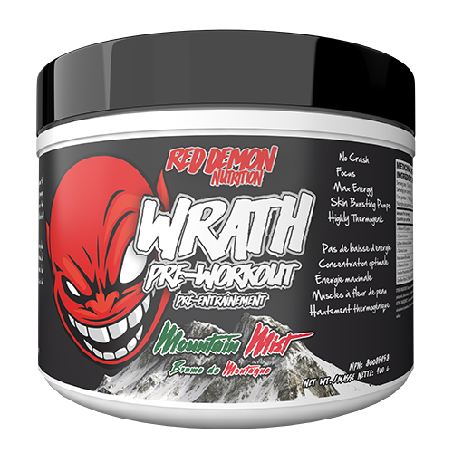 PAKd NUTRITION RED DEMON WRATH PRE-WORKOUT 20srv MOUNTAIN MIST