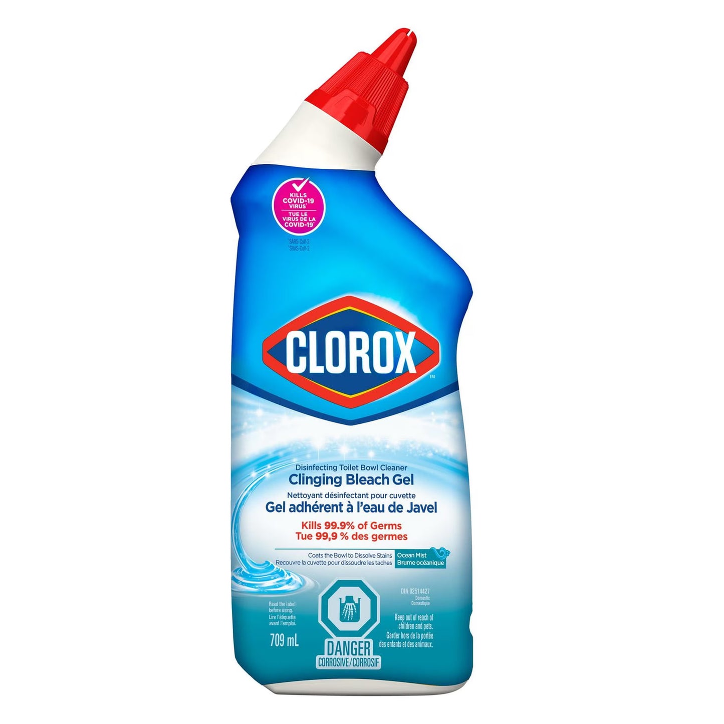 CLOROX TOILET BOWL CLEANER/BLEACH 709ML