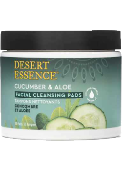 Desert Essence Cucumber & Aloe Cleansing Pads 50pad