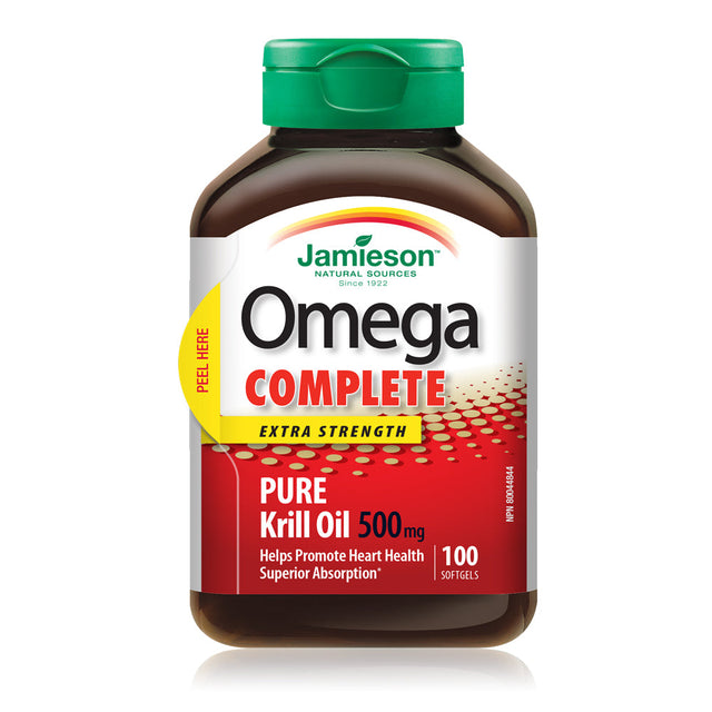 Jamieson JMS Omega Complete Super Krill 500mg 100's 100Softgels