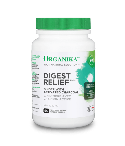 Organika   DIGEST RELIEF ACTIVATED CHARCOAL 90VCAP