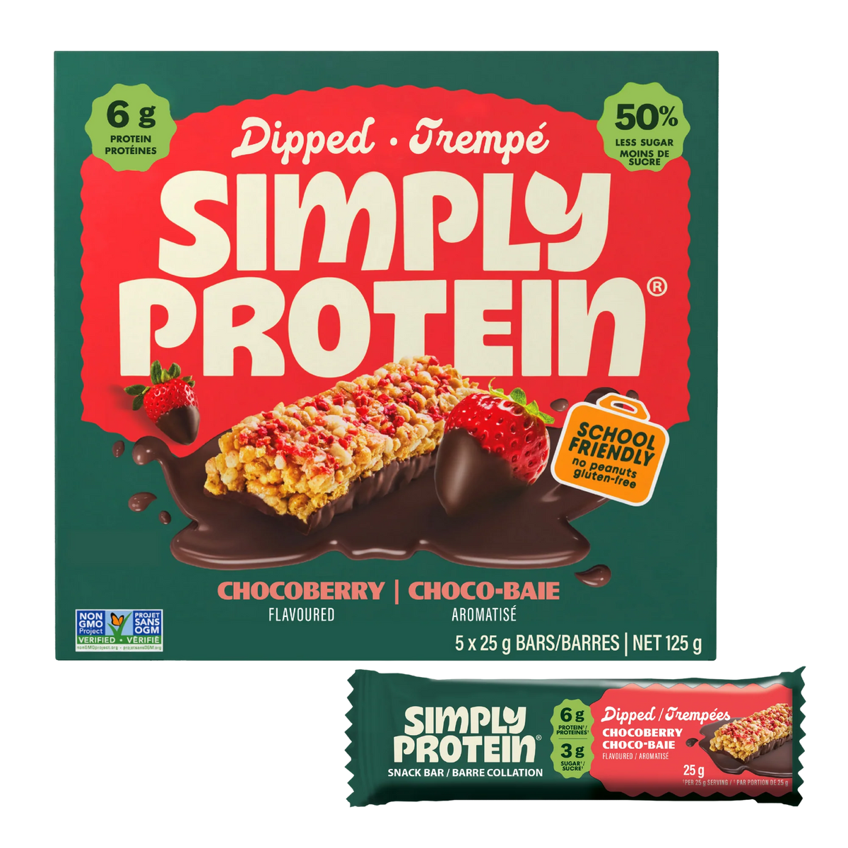 SimplyProtein - Chocoberry Dipped - 5pk